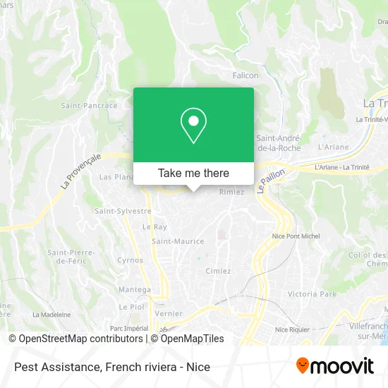 Pest Assistance map