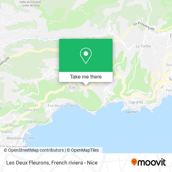 Les Deux Fleurons map