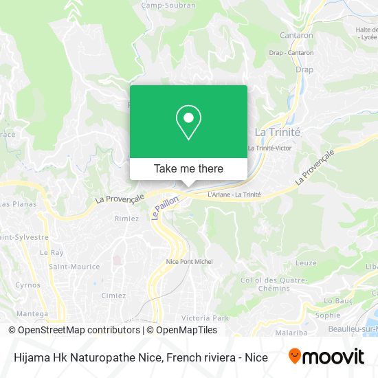 Hijama Hk Naturopathe Nice map