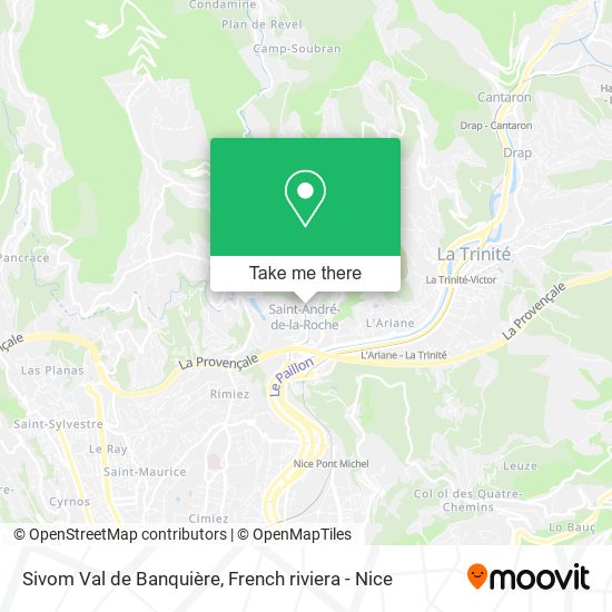 Sivom Val de Banquière map