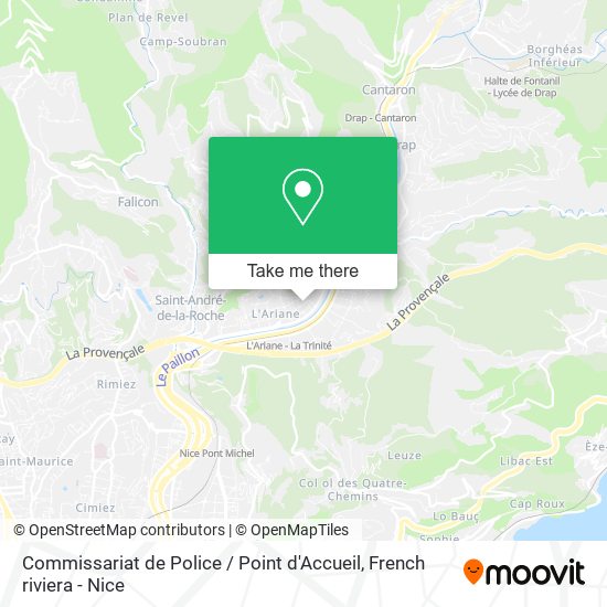 Mapa Commissariat de Police / Point d'Accueil