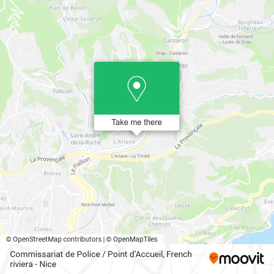 Commissariat de Police / Point d'Accueil map
