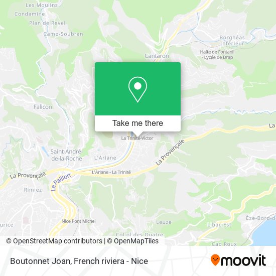 Mapa Boutonnet Joan