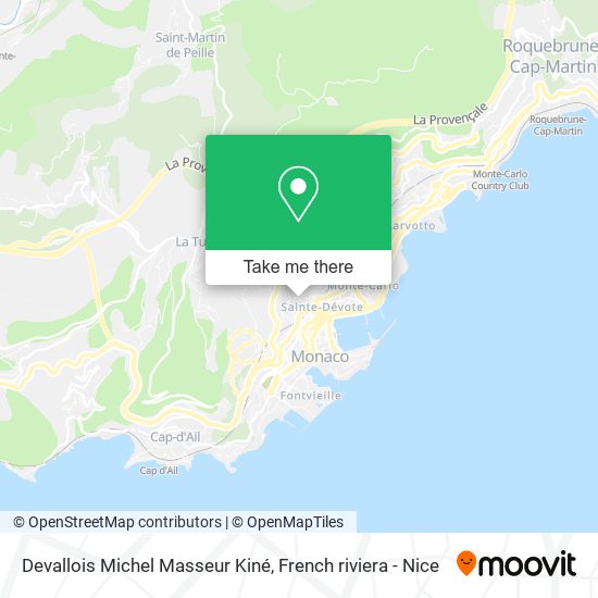 Devallois Michel Masseur Kiné map