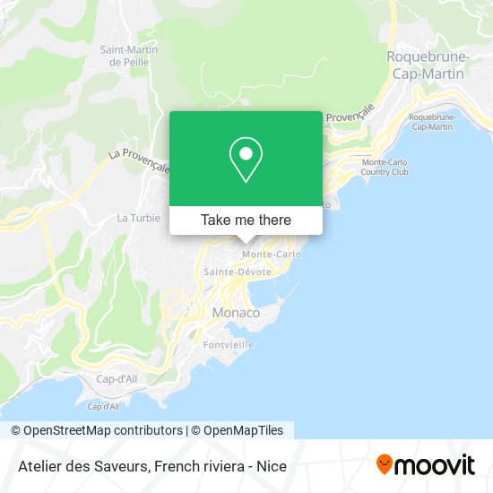 Atelier des Saveurs map