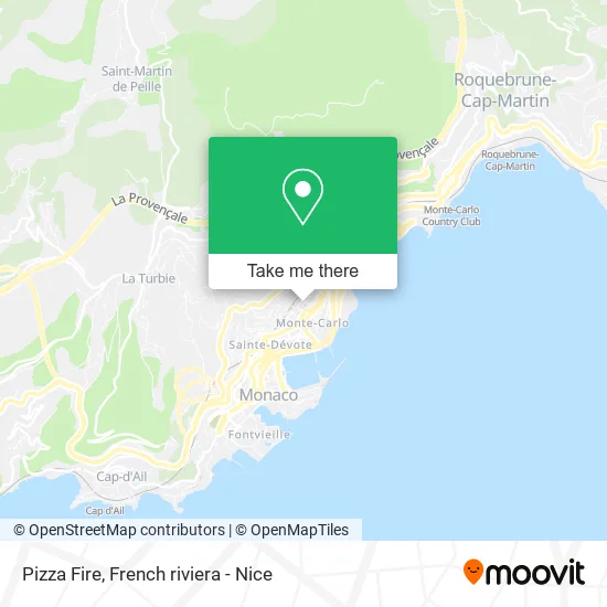 Pizza Fire map