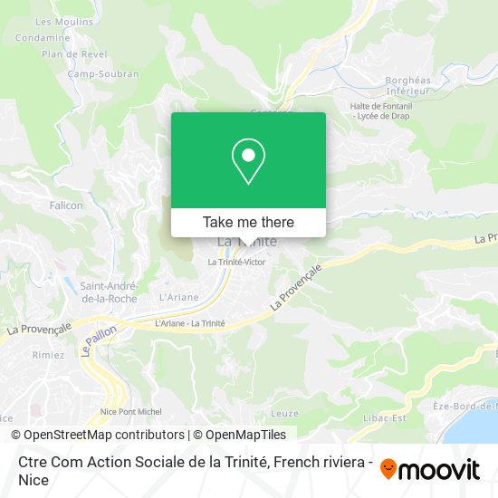 Ctre Com Action Sociale de la Trinité map