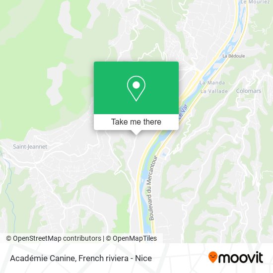 Académie Canine map