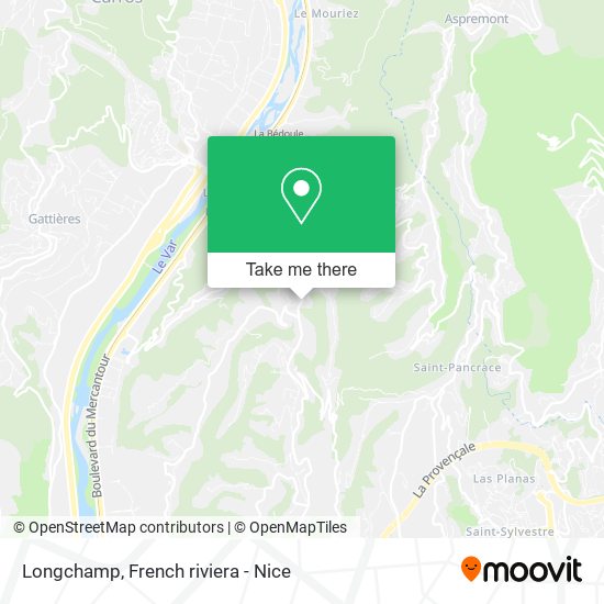 Mapa Longchamp