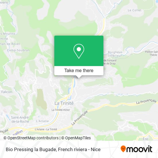 Bio Pressing la Bugade map