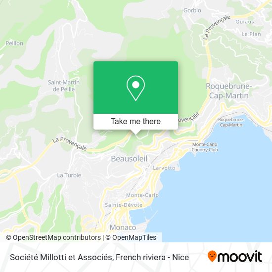 Société Millotti et Associés map