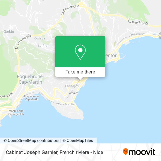 Cabinet Joseph Garnier map