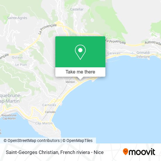 Mapa Saint-Georges Christian