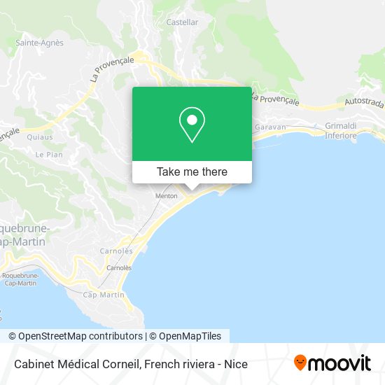 Cabinet Médical Corneil map