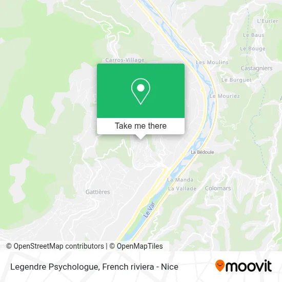 Legendre Psychologue map