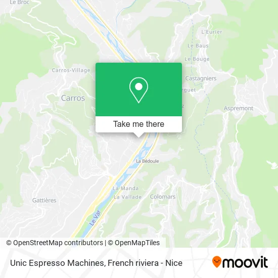Unic Espresso Machines map