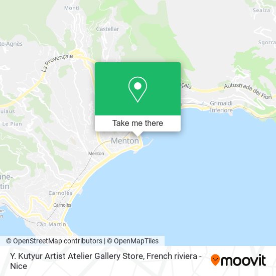 Y. Kutyur Artist Atelier Gallery Store map