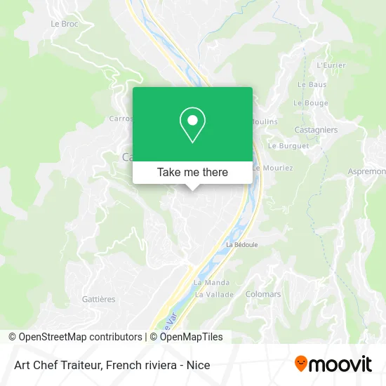 Art Chef Traiteur map