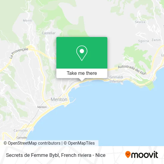 Secrets de Femme Bybl map