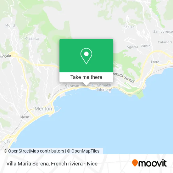 Villa Maria Serena map