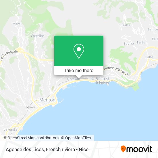 Agence des Lices map