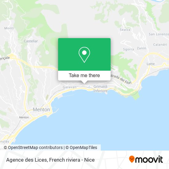 Agence des Lices map