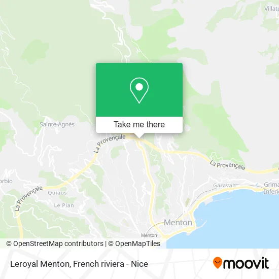 Leroyal Menton map
