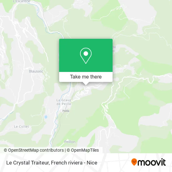 Le Crystal Traiteur map