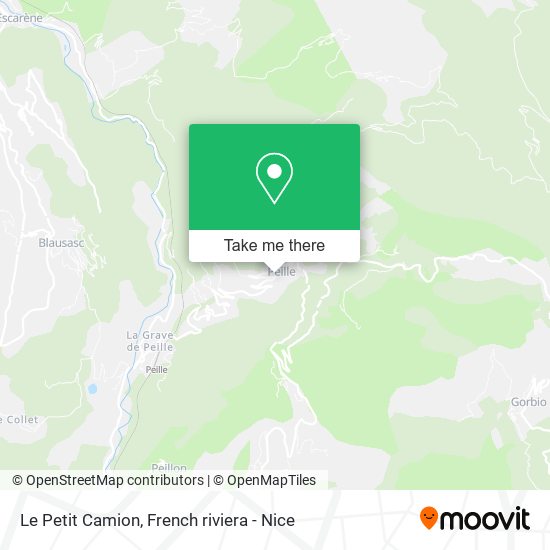 Le Petit Camion map