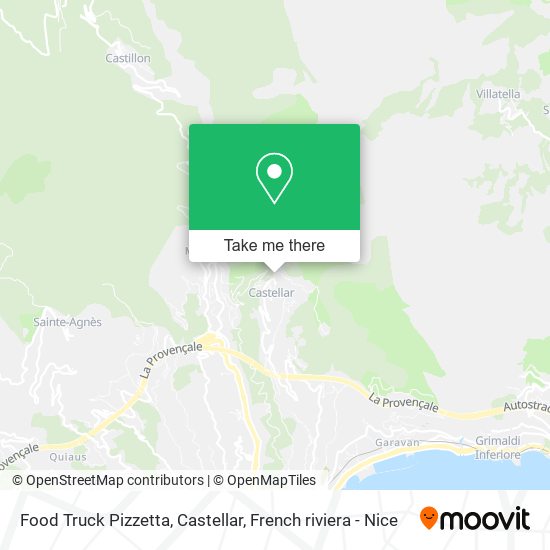 Food Truck Pizzetta, Castellar map