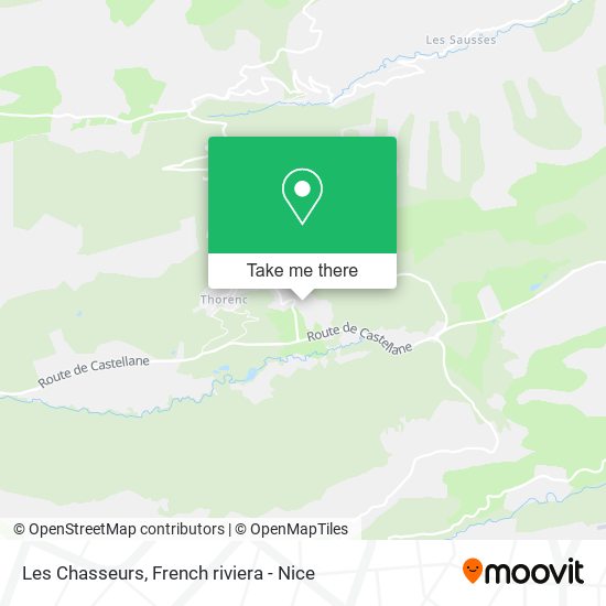 Les Chasseurs map