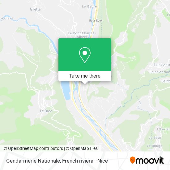 Gendarmerie Nationale map