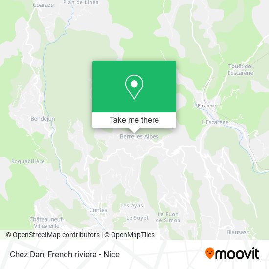 Chez Dan map