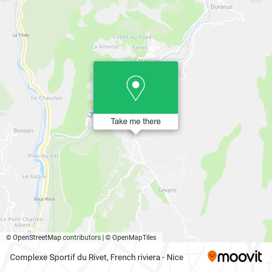 Complexe Sportif du Rivet map
