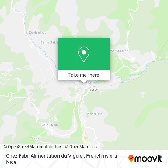 Chez Fabi, Alimentation du Viguier map