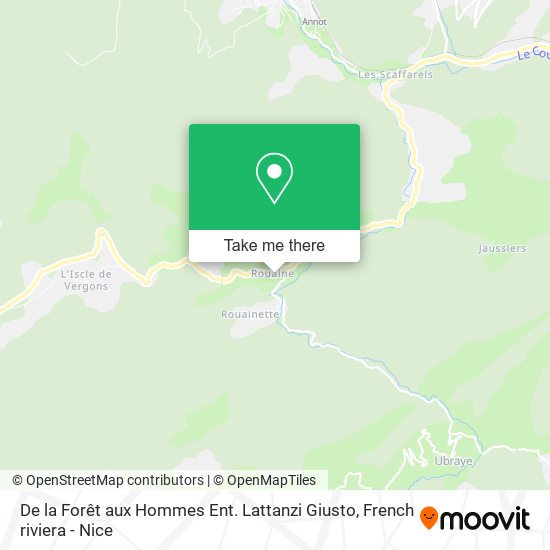 De la Forêt aux Hommes Ent. Lattanzi Giusto map