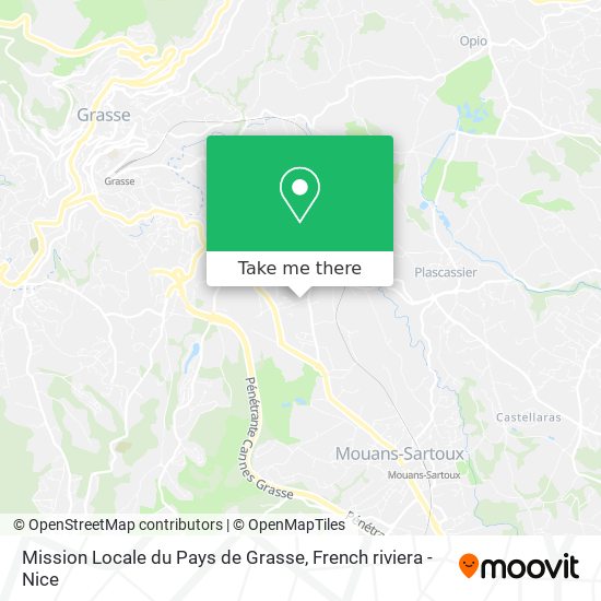 Mission Locale du Pays de Grasse map