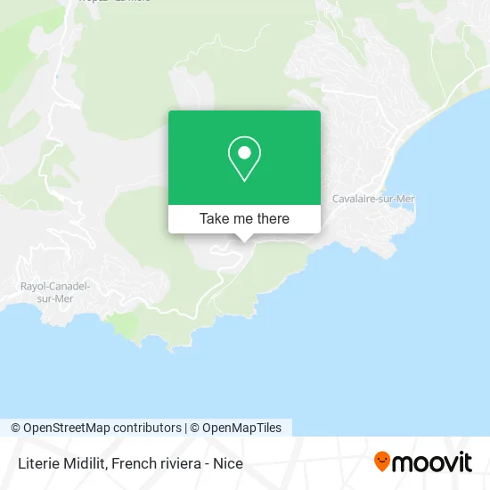 Literie Midilit map