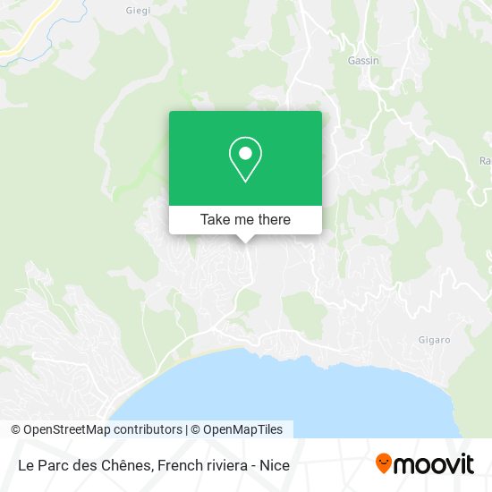 Le Parc des Chênes map