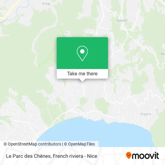 Le Parc des Chênes map