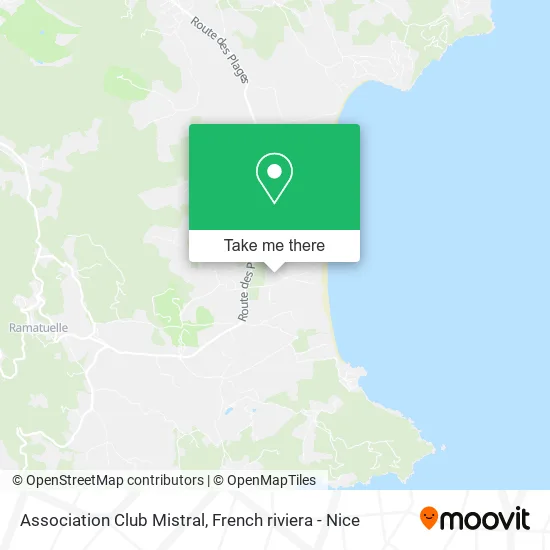 Association Club Mistral map