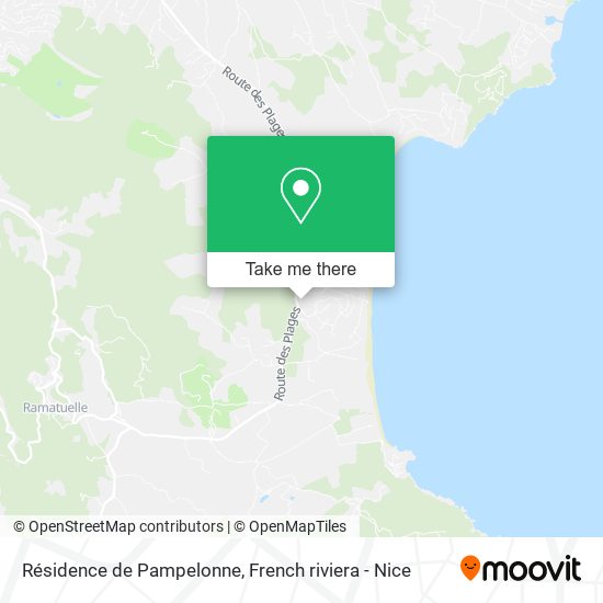 Résidence de Pampelonne map