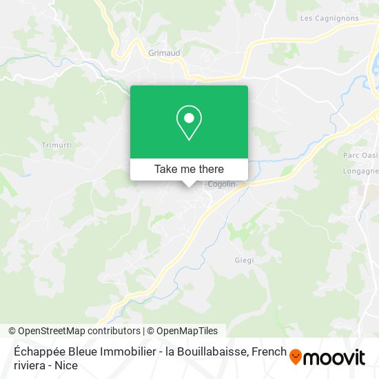 Échappée Bleue Immobilier - la Bouillabaisse map