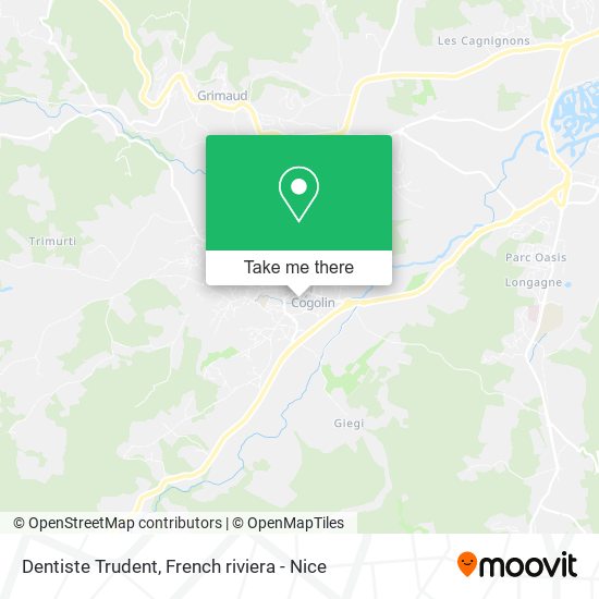 Dentiste Trudent map