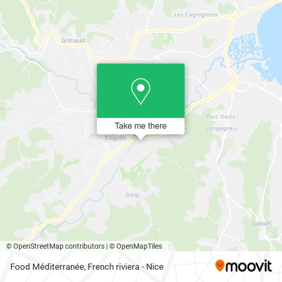 Food Méditerranée map