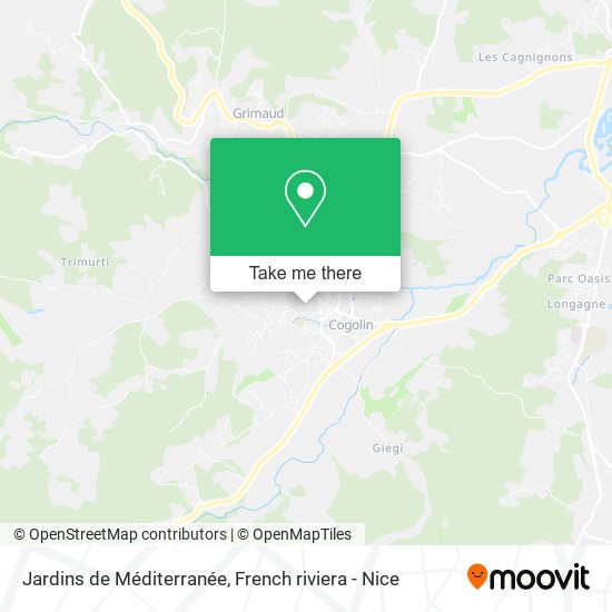 Jardins de Méditerranée map