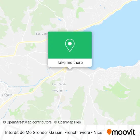 Interdit de Me Gronder Gassin map