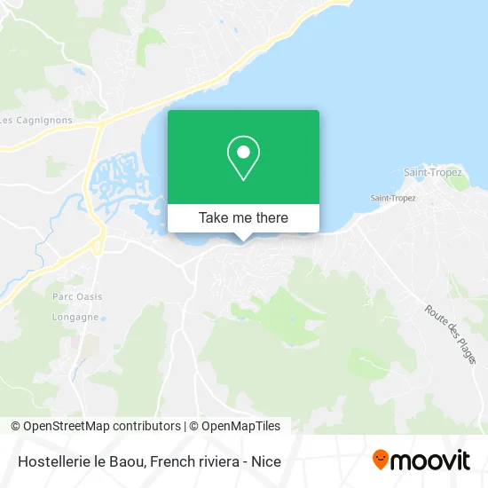 Hostellerie le Baou map
