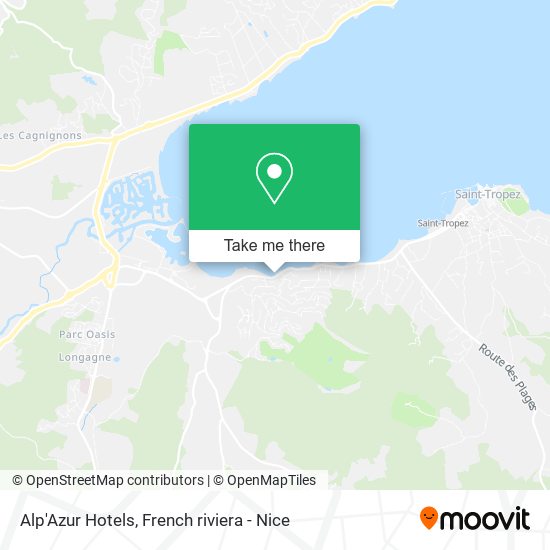 Alp'Azur Hotels map