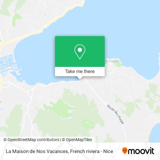 La Maison de Nos Vacances map